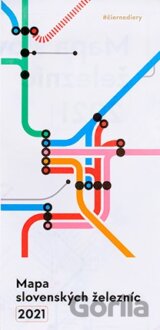 Mapa slovenských železníc 2021
