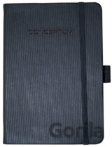 Notebook CONCEPTUM hardcover čierny A6 štvorček