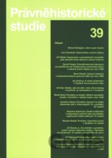 Právněhistorické studie 39