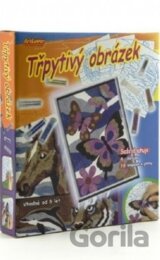 Třpytivý obrázek 4 ks