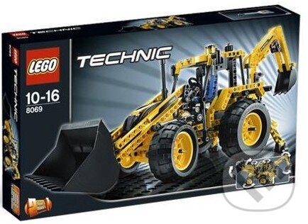 LEGO Technic  8069 - Nakladač so zadnou lyžicou, LEGO, 2011