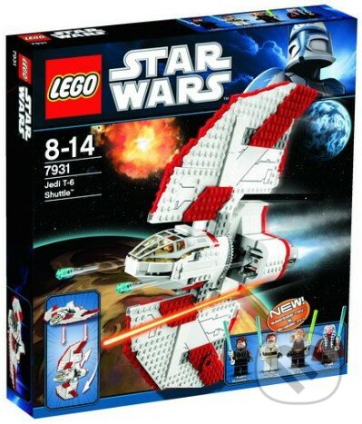 LEGO Star Wars 7931 - Raketoplán Jediov T-6, LEGO, 2011