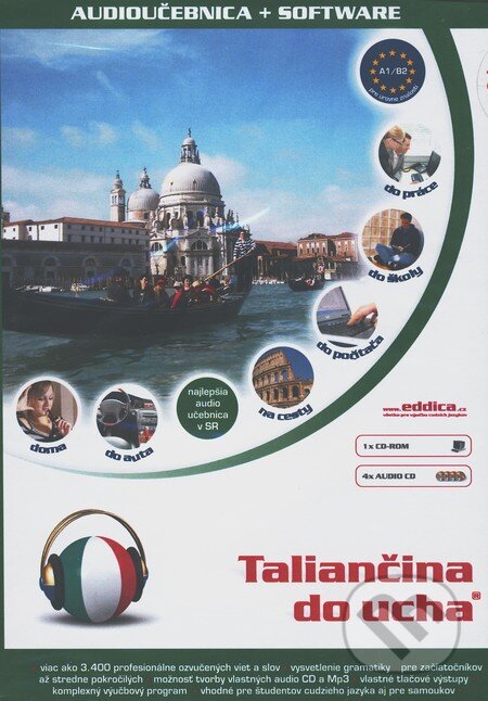 Taliančina do ucha (Audioučebnica + software (3. vydanie)) - audiokniha z kategorie Jazykové učebnice a slovníky