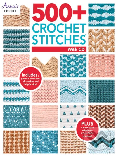 Kniha: 500+ Crochet Stitches (Annies)