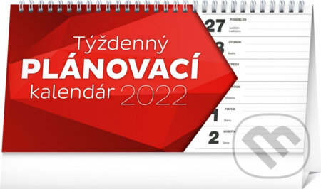 Stolový Týždenný Plánovací kalendár 2022, Presco Group, 2021