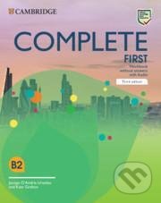 Complete First Workbook without Answers with Audio, 3rd - D&#039;Andria Jacopo Ursoleo, Cambridge University Press, 2021