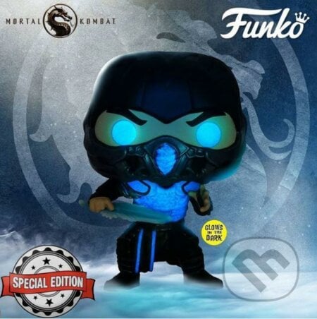 Funko POP Movies: Mortal Kombat - Sub-Zero (exclusive special edition Glow In The Dark), Funko, 2021