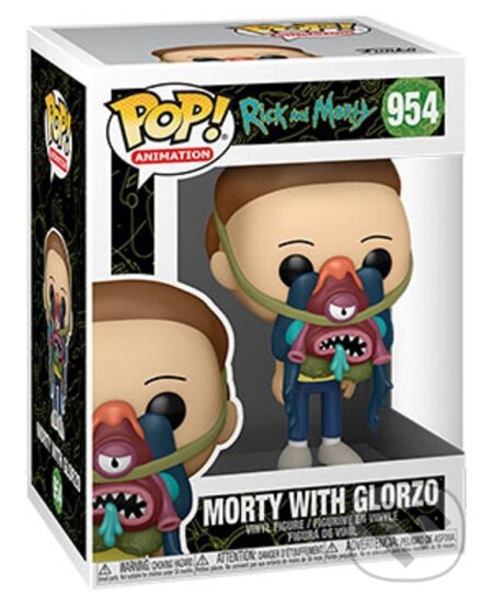 Funko POP Animation: Rick & Morty - Morty w/ Glorzo, Funko, 2021
