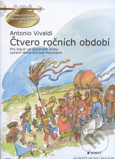 Čtvero ročních období - Antonio Vivaldi, SCHOTT MUSIC PANTON s.r.o., 2010
