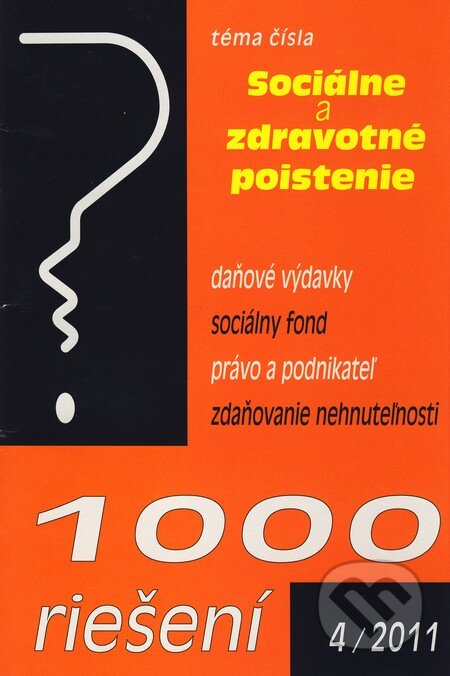 1000 riešení 4/2011, Poradca s.r.o., 2011