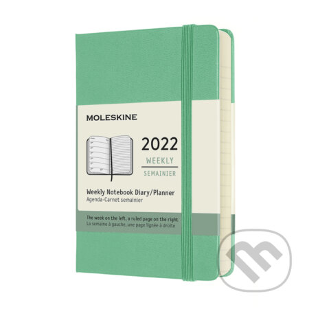Moleskine – 12-mesačný plánovací zelený diár 2022, Moleskine, 2021
