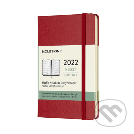 Moleskine – 12-mesačný plánovací červený diár 2022, Moleskine, 2021
