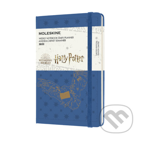Moleskine – 12-mesačný modrý plánovací diár Harry Potter 2022, Moleskine, 2021