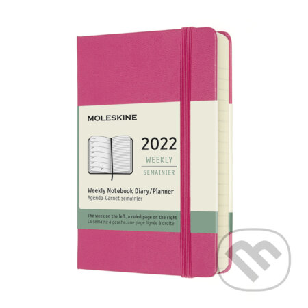 Moleskine – 12-mesačný plánovací ružový diár 2022, Moleskine, 2021