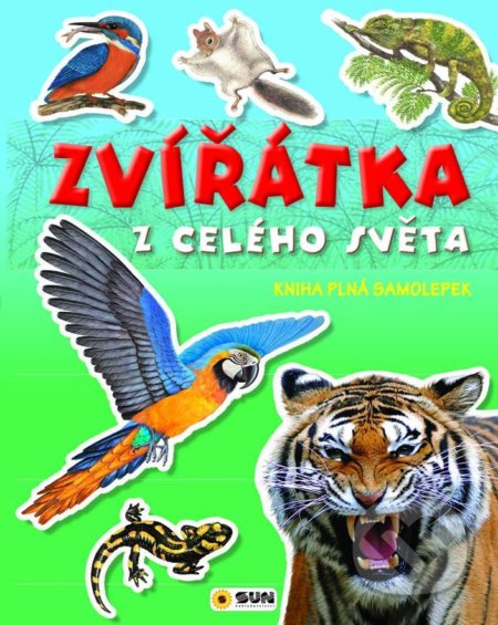 Zvířátka celého světa - kniha plná samolepek - kniha z kategorie Naučné knihy