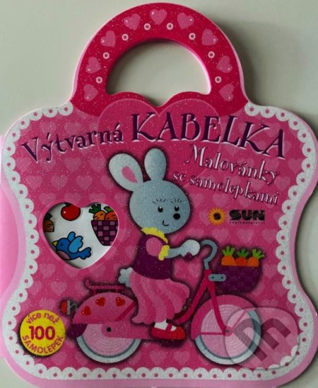 Výtvarná kabelka - Malovánky se samolepkami - kniha z kategorie Omalovánky