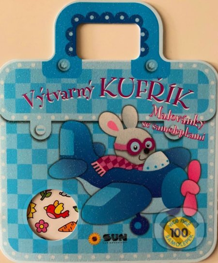 Výtvarný kufřík - Malovánky se samolepkami - kniha z kategorie Omalovánky