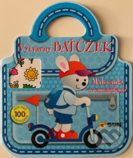 Výtvarný batůžek - Malovánky se samolepkami - kniha z kategorie Omalovánky