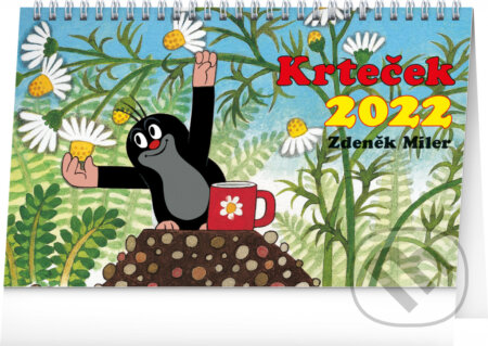 Stolní kalendář Krteček 2022 - Zdeněk Miler, Presco Group, 2021