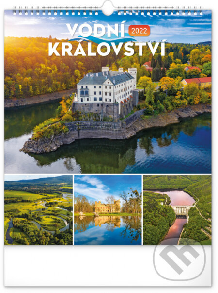 Nástěnný kalendář Vodní království – české přehrady 2022, Presco Group, 2021