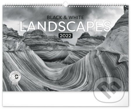 Nástěnný kalendář Landscapes 2022, Presco Group, 2021