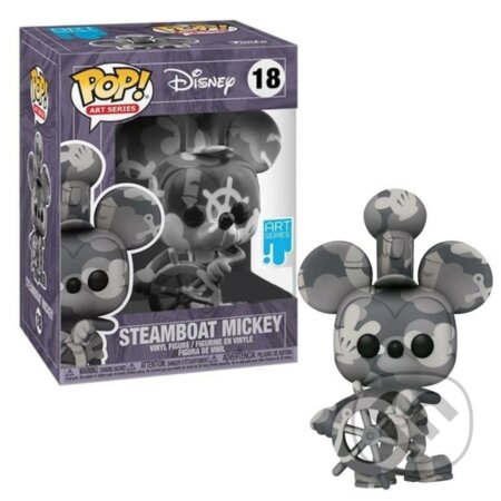 Funko POP Artist Series: Mickey - Steamboat Willie (limited exclusive special edition), Funko, 2021