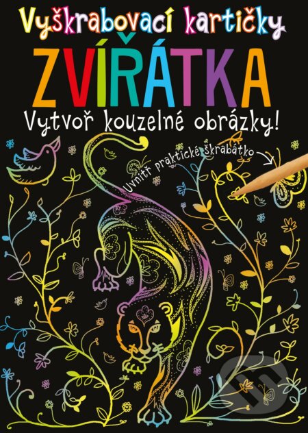 Vyškrabovací kartičky: Zvířatka, CPRESS, 2021