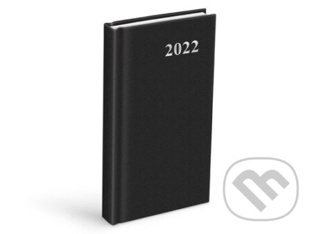 Diář 2022 D802 PVC Black, MFP, 2021