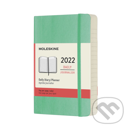 Moleskine – 12-mesačný denný zelený diár 2022, Moleskine, 2021