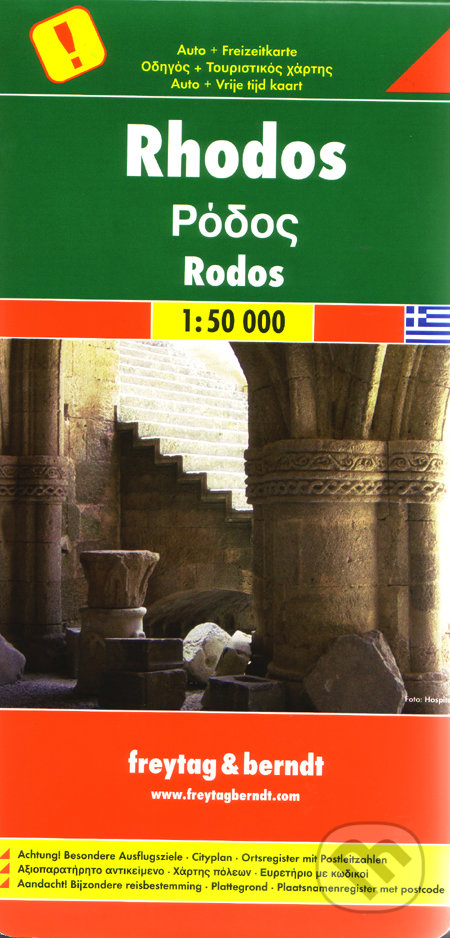 Rhodos 1:50 000, freytag&berndt, 2012