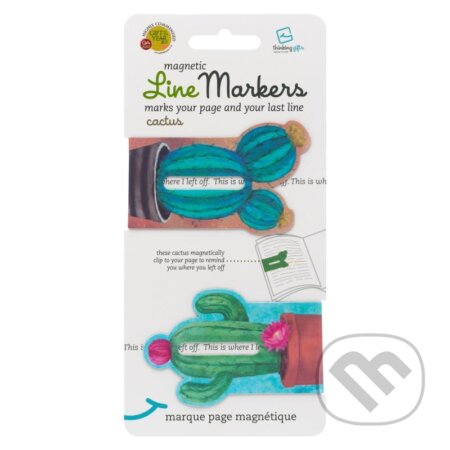 Záložky do knihy - kaktus