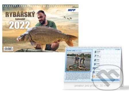 Rybářský 2022 - stolní kalendář, MFP, 2021