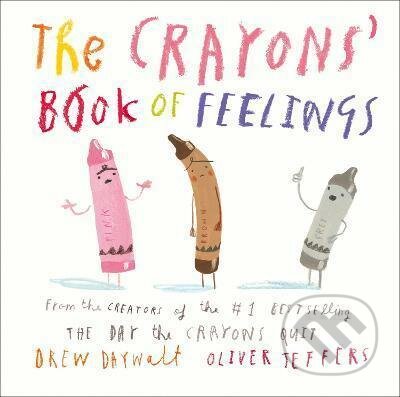 The Crayons&#039; Book of Feelings - Drew Daywalt,  Oliver Jeffers (ilustrátor), HarperCollins, 2021