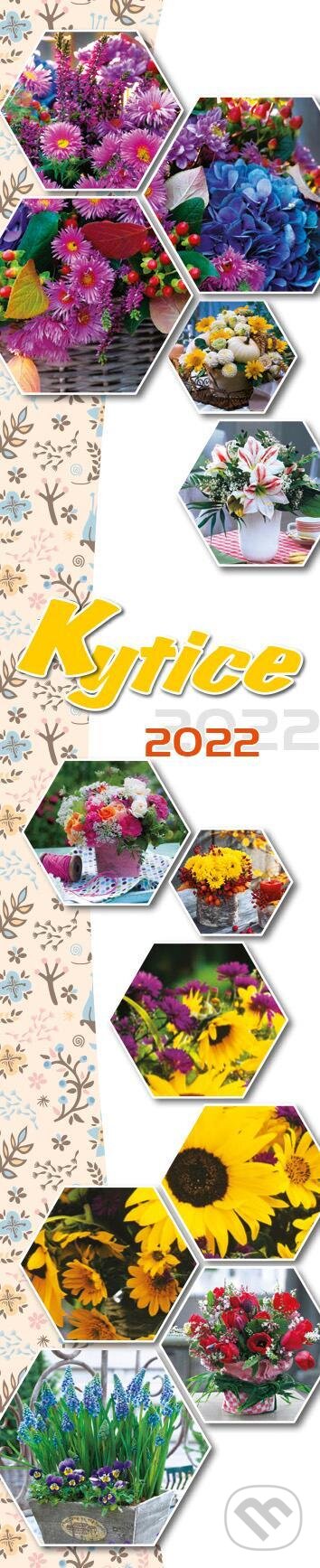 Kalendář 2022 - Kytice, nástěnný, BB/art, 2021