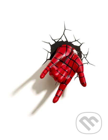 Dekoratívna lampa Marvel: Spiderman 3D ruka, , 2021