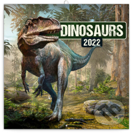Poznámkový kalendár Dinosaurs 2022, Presco Group, 2021