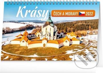 Stolní kalendář Krásy Čech a Moravy 2022, Presco Group, 2021