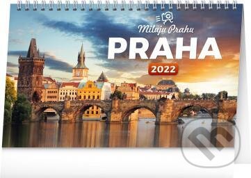 Stolní kalendář Praha 2022 – Miluju Prahu, Presco Group, 2021