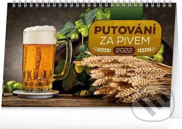 Kalendář 2022 stolní: Putování za pivem, Presco Group, 2021