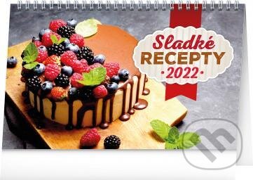 Stolní kalendář Sladké recepty 2022, Presco Group, 2021