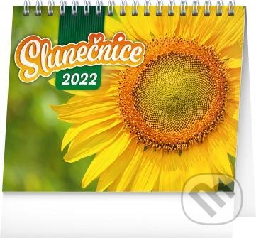 Kalendář 2022 stolní: Slunečnice, s citáty, Presco Group, 2021