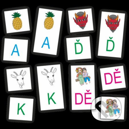 Obrázková abeceda - didaktická pomůcka k výuce abecedy - Jitka Rubínová, Rubínka, 2020