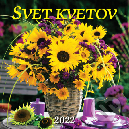 Nástenný kalendár Svet kvetov 2022, Spektrum grafik, 2021