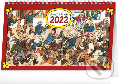 Stolní kalendář Josef Lada – Na vsi 2022, Presco Group, 2021