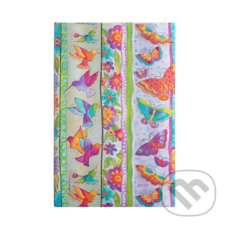 Paperblanks - diár Hummingbirds & Flutterbyes 2022, Paperblanks, 2021