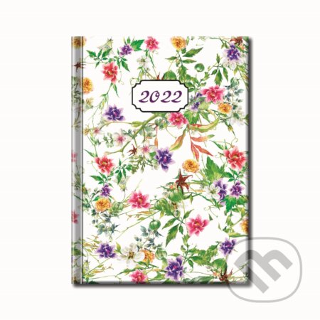 Denný diár Praktik Divoké kvety 2022, Spektrum grafik, 2021