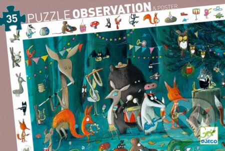 Objavovacie puzzle: Orchester, Djeco, 2021
