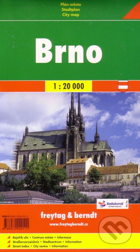 Brno 1:20 000, freytag&berndt, 2011