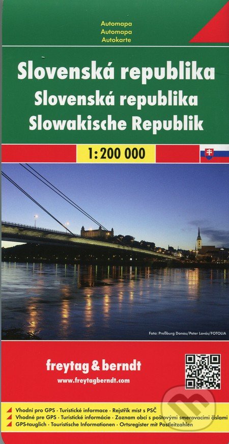 Slovenská republika  1:200 000, freytag&berndt, 2019
