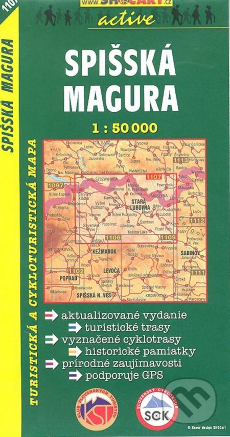 Spišská Magura 1:50 000, SHOCart, 2019